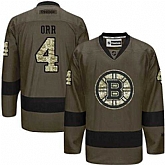 Glued Boston Bruins #4 Bobby Orr Green Salute to Service NHL Jersey,baseball caps,new era cap wholesale,wholesale hats
